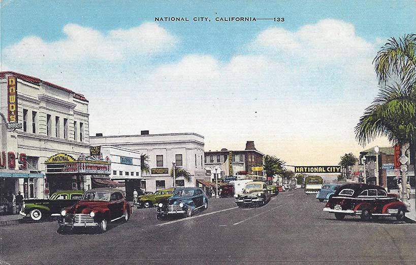 Vintage National City postcard